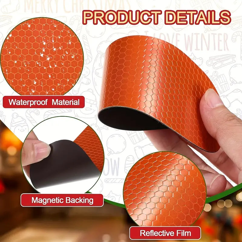 Add Cheer with 1 Set of Merry Christmas Decorative Garage Door Magnet Stickers