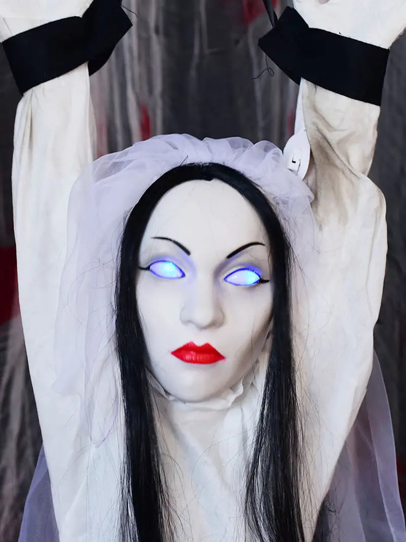 Electric Haunted Doll Display