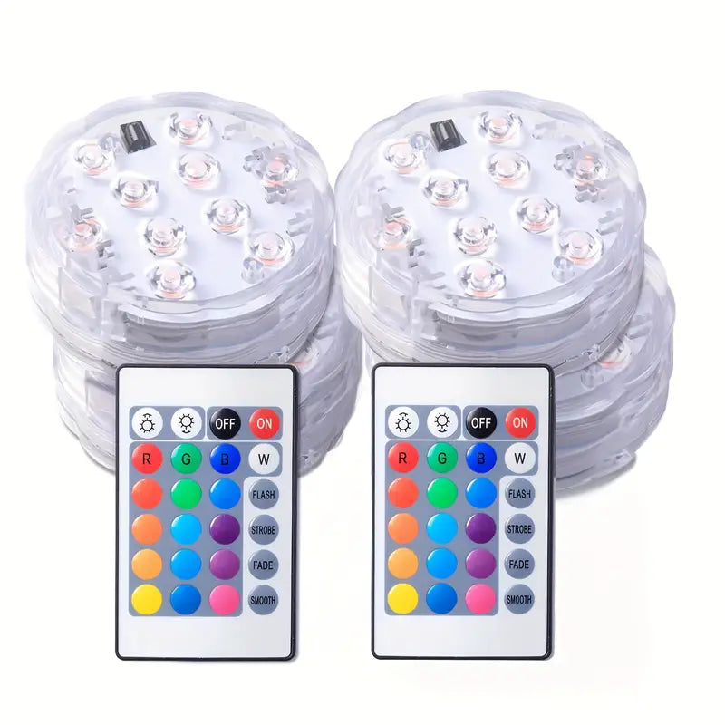 4pcs Spooky Pumpkin LED Lights