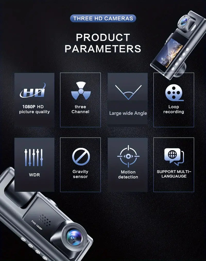 Trust the clarity of our Camera Dash Cams IR Night Vision