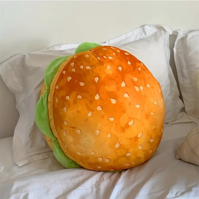 Delicious Burger Pillow Cushion