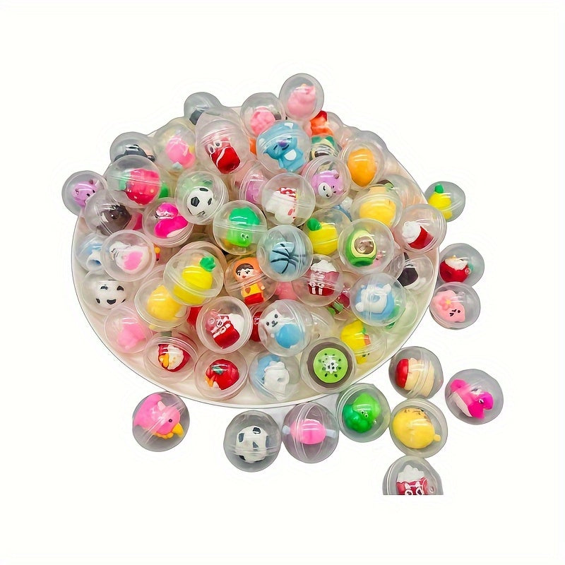 50pcs Kawaii Capsule Toys Set for Gumball Machines