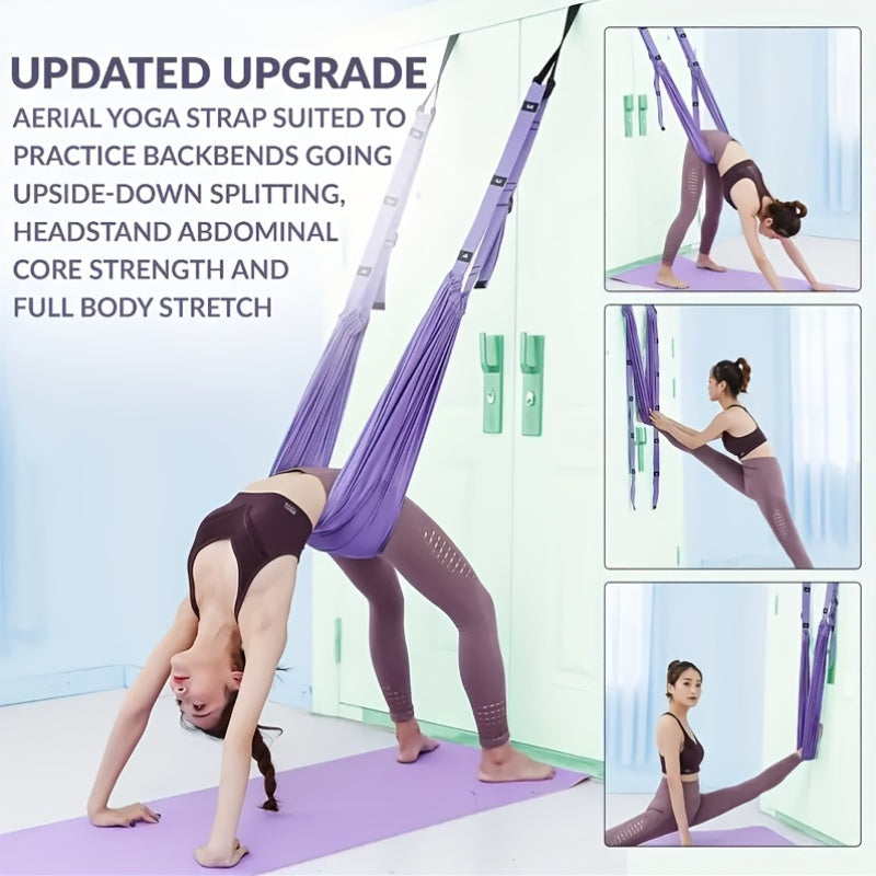 Aerial Yoga Hammock with Adjustable Straps