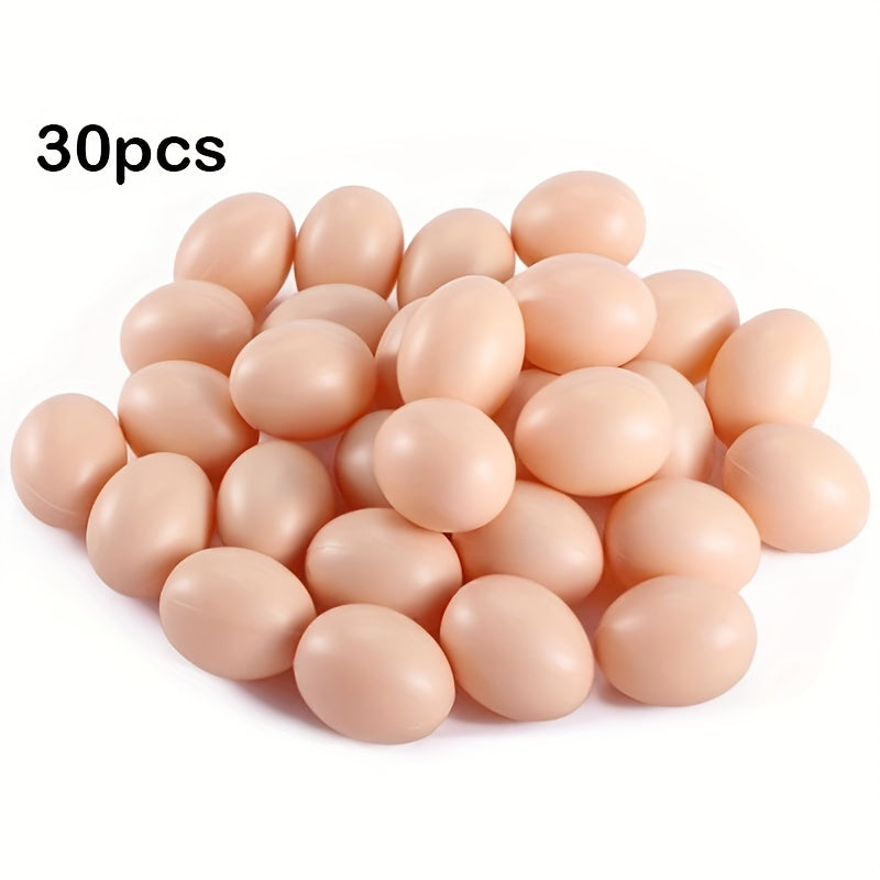 Realistic Artificial Eggs for Easter Crafts (30pcs)