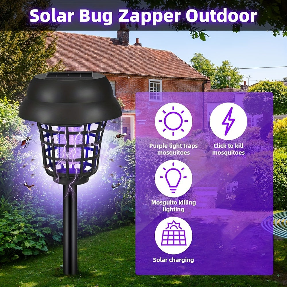 Solar Mosquito Killer Lights Outdoor UV Insect Repellent (4-Pack)