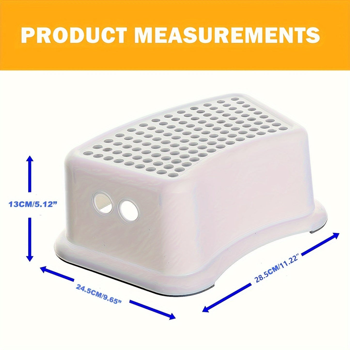 Kids Step Stool Anti-Slip Plastic for Bathroom Use