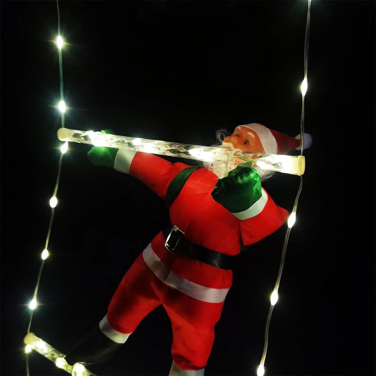 3M Santa Claus Climbing Ladder with Warm Lights