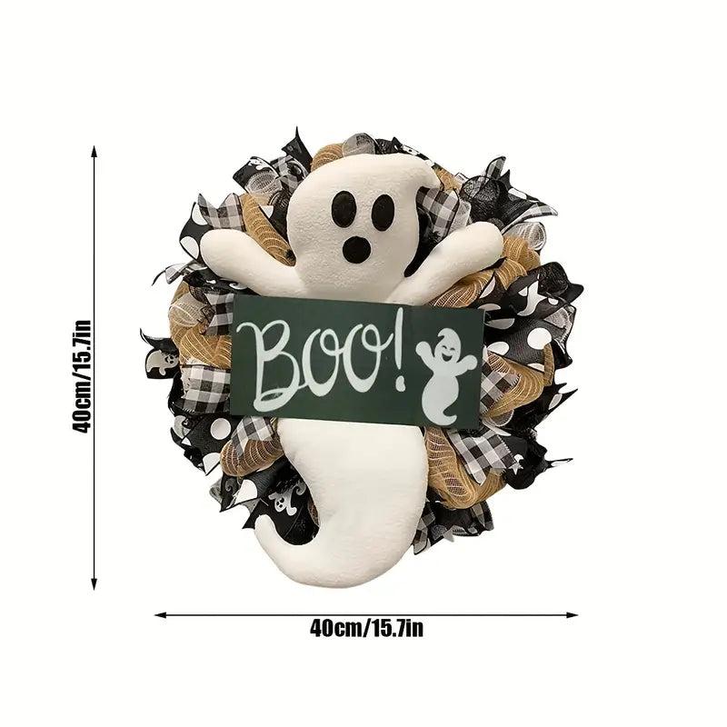 Ghostly Greetings: Haunting Halloween Wreaths