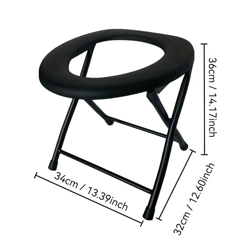 Foldable Portable Toilet for Outdoor Universal Use