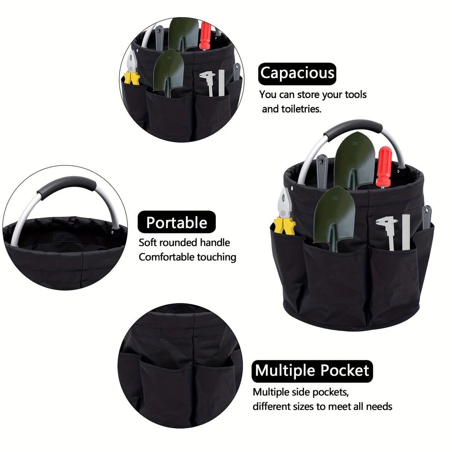 Storage Bucket Tool Organizer Bag