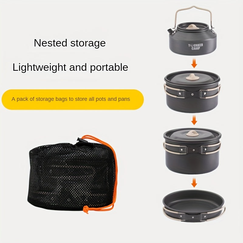 Outdoor Camping Cookware Set (12 pcs)
