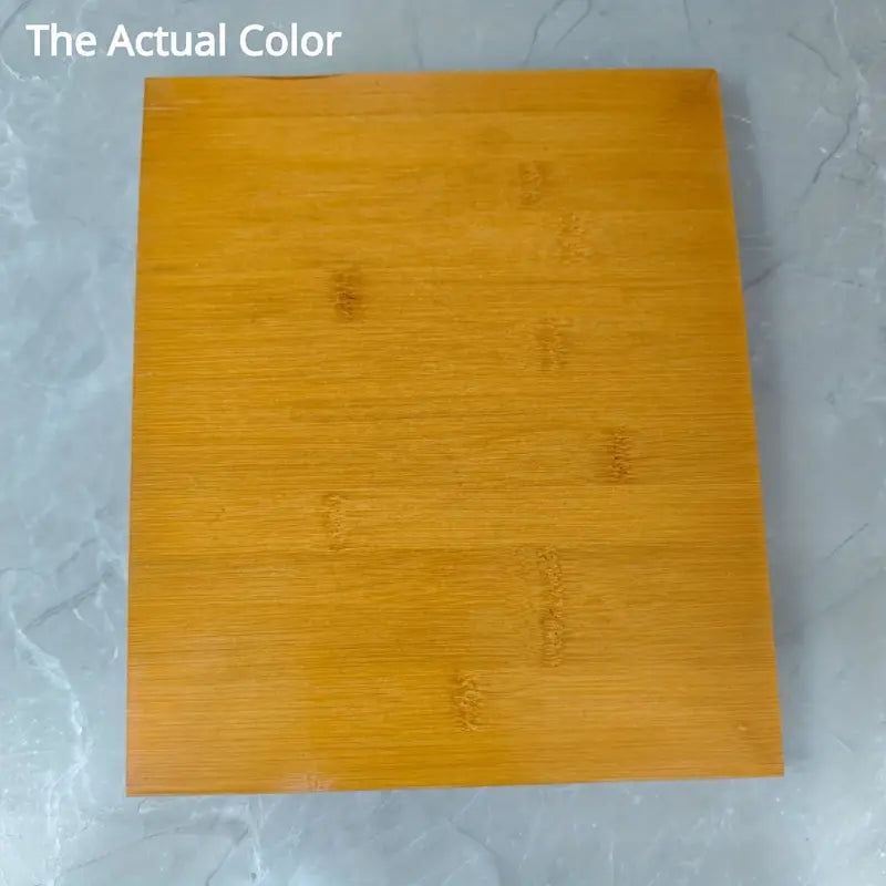 Bamboo  Bedside Table with Open Shelves - Tawny