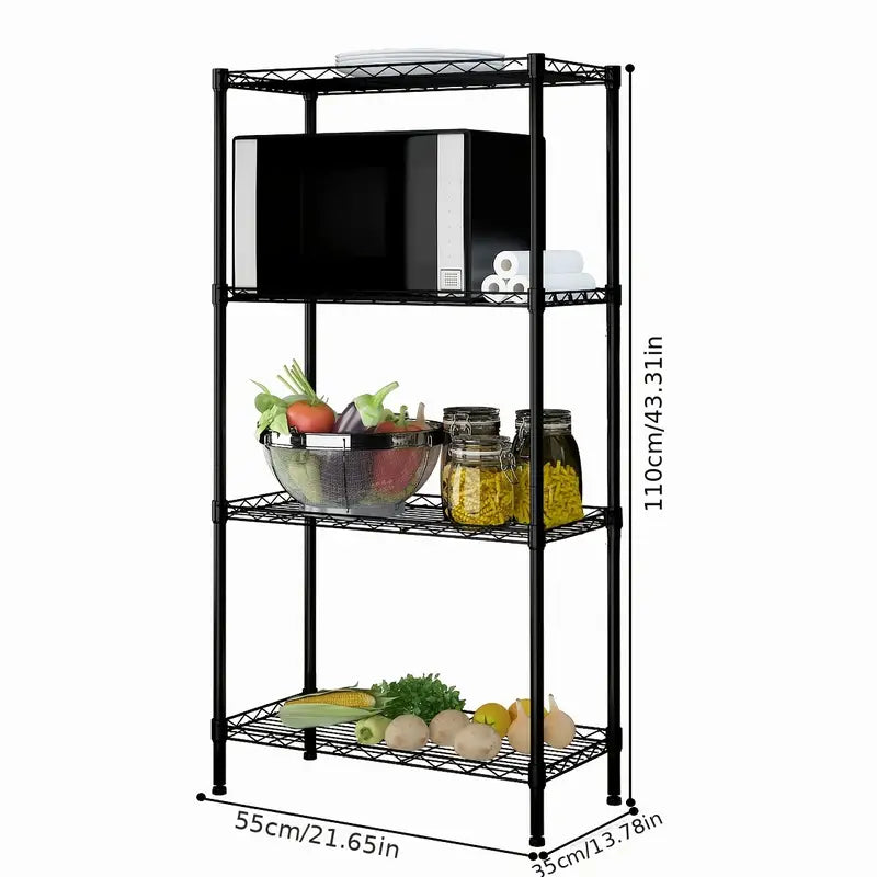 Heavy-Duty Metal Kitchen Storage Rack