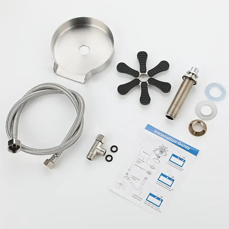 Stainless Steel High-Pressure Glass Rinser for Kitchen Sink