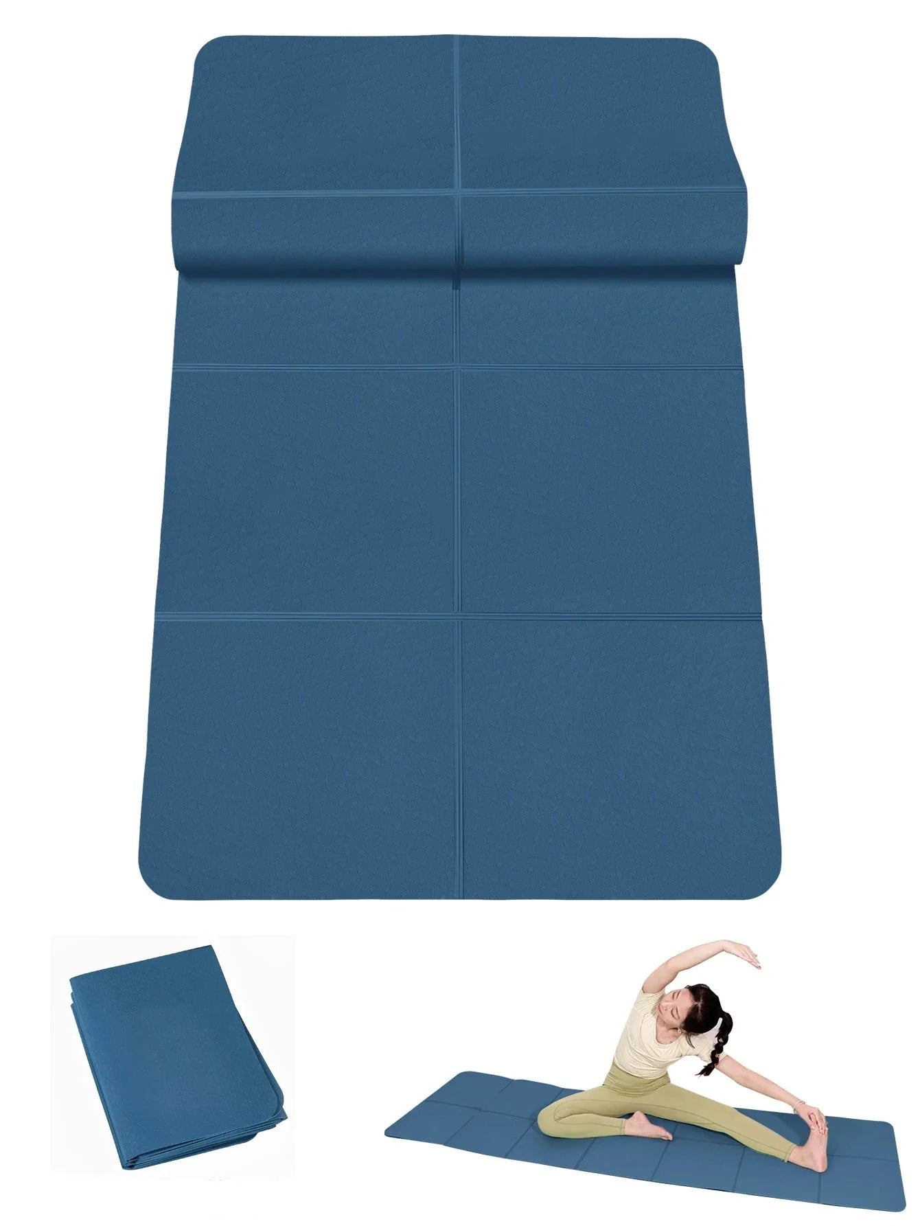 Thick EVA Anti-Slip Yoga Mat for Fitness (3mm)