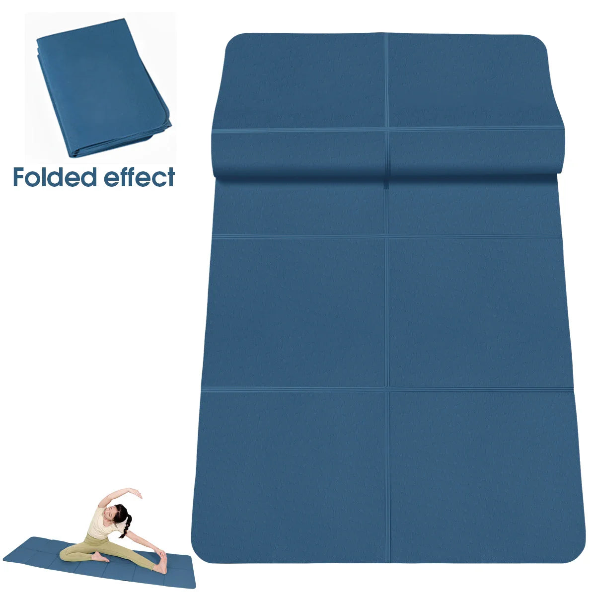 Thick EVA Anti-Slip Yoga Mat for Fitness (3mm)