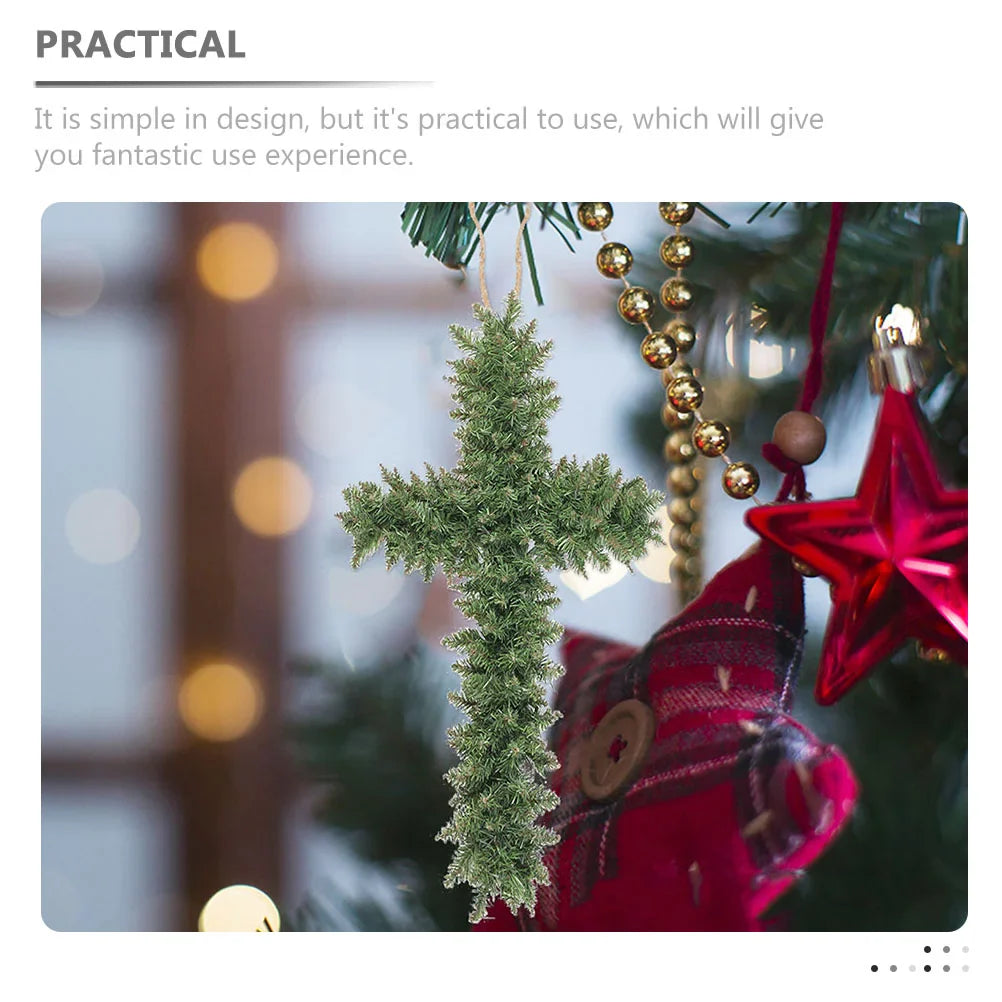 Wreath Form Iron Cross Frame  3-Piece