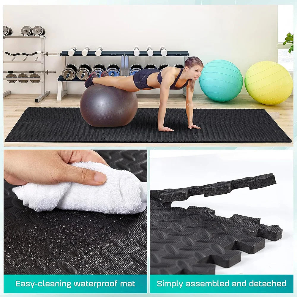 EVA Foam Anti-Slip Puzzle Exercise Mat for Home Gym