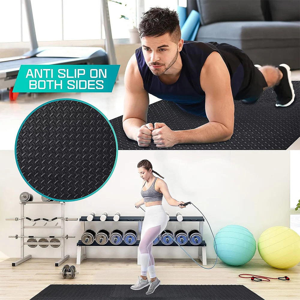EVA Foam Anti-Slip Puzzle Exercise Mat for Home Gym
