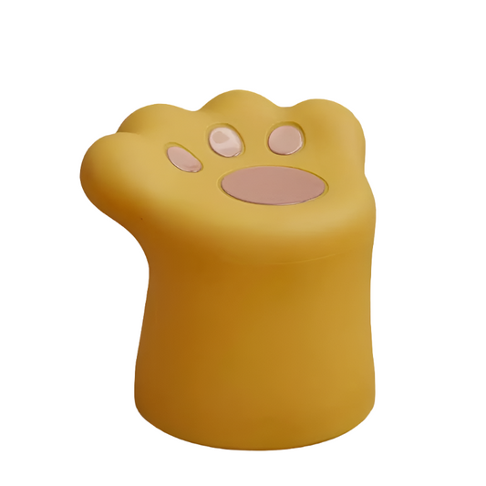 Paw-Shaped Stool - Plastic Ottoman