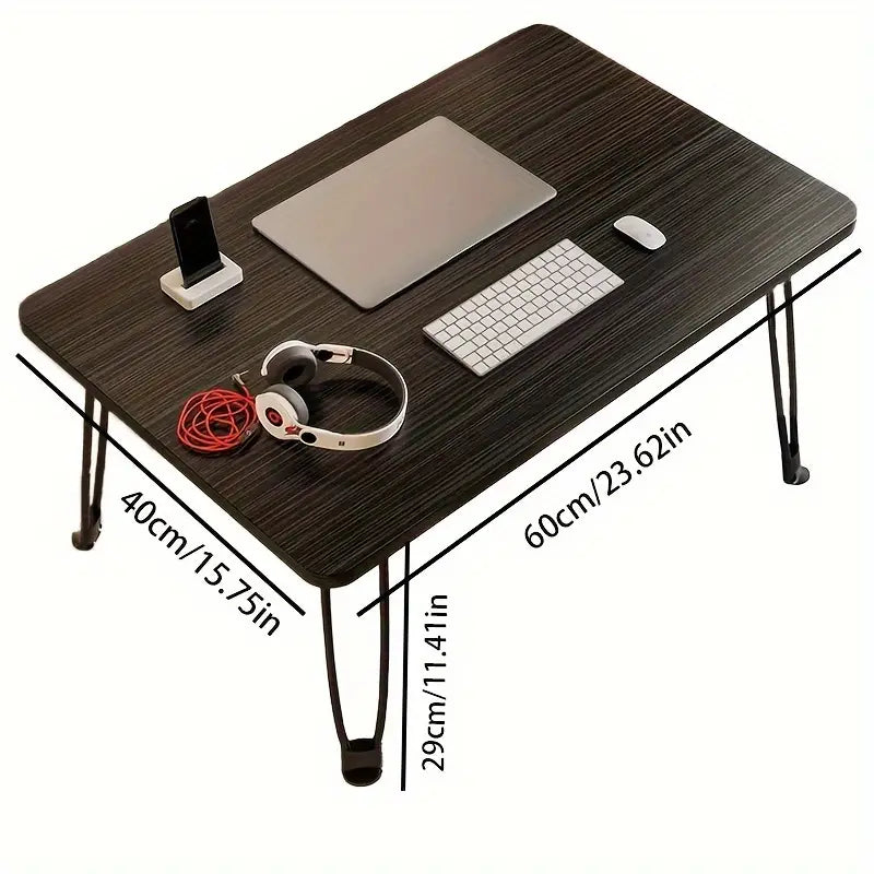 Foldable Wire Foot Study Desk - Black