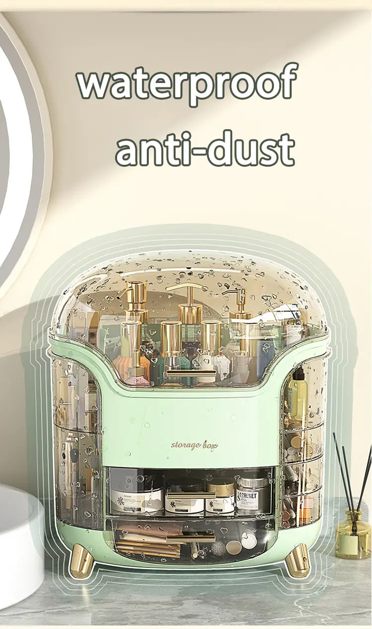 Sturdy Desktop Cosmetics Storage Box Dustproof and Waterproof Design