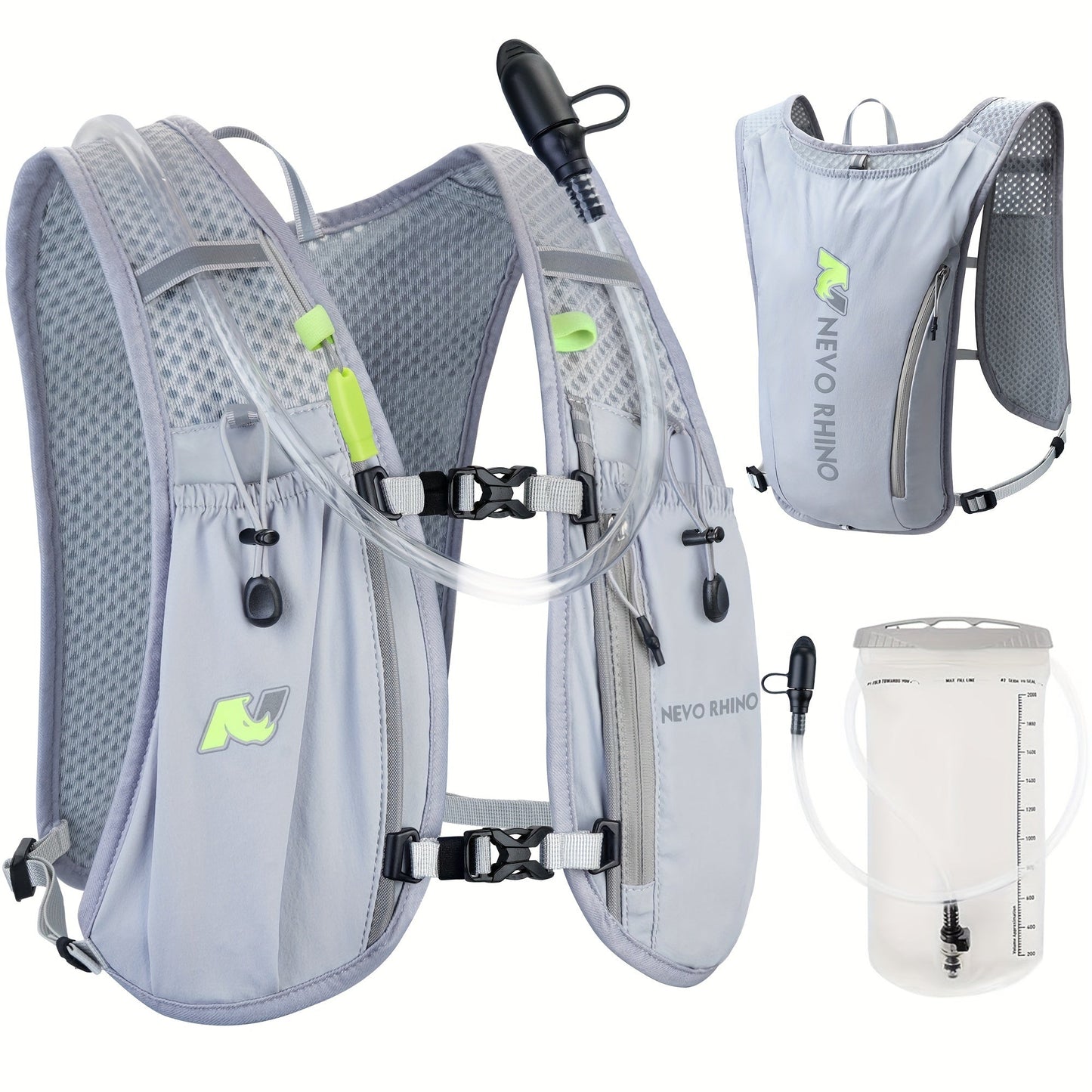 5.5L Running Hydration Vest with 1.5L Bladder