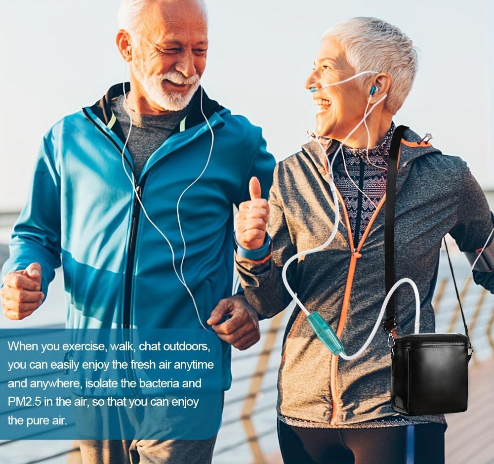 Portable Air Filtration with Enriched Oxygen(White)