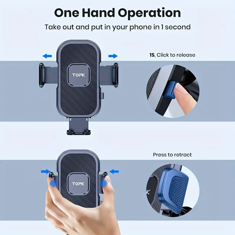 Unlock hands-free possibilities with our car phone holder