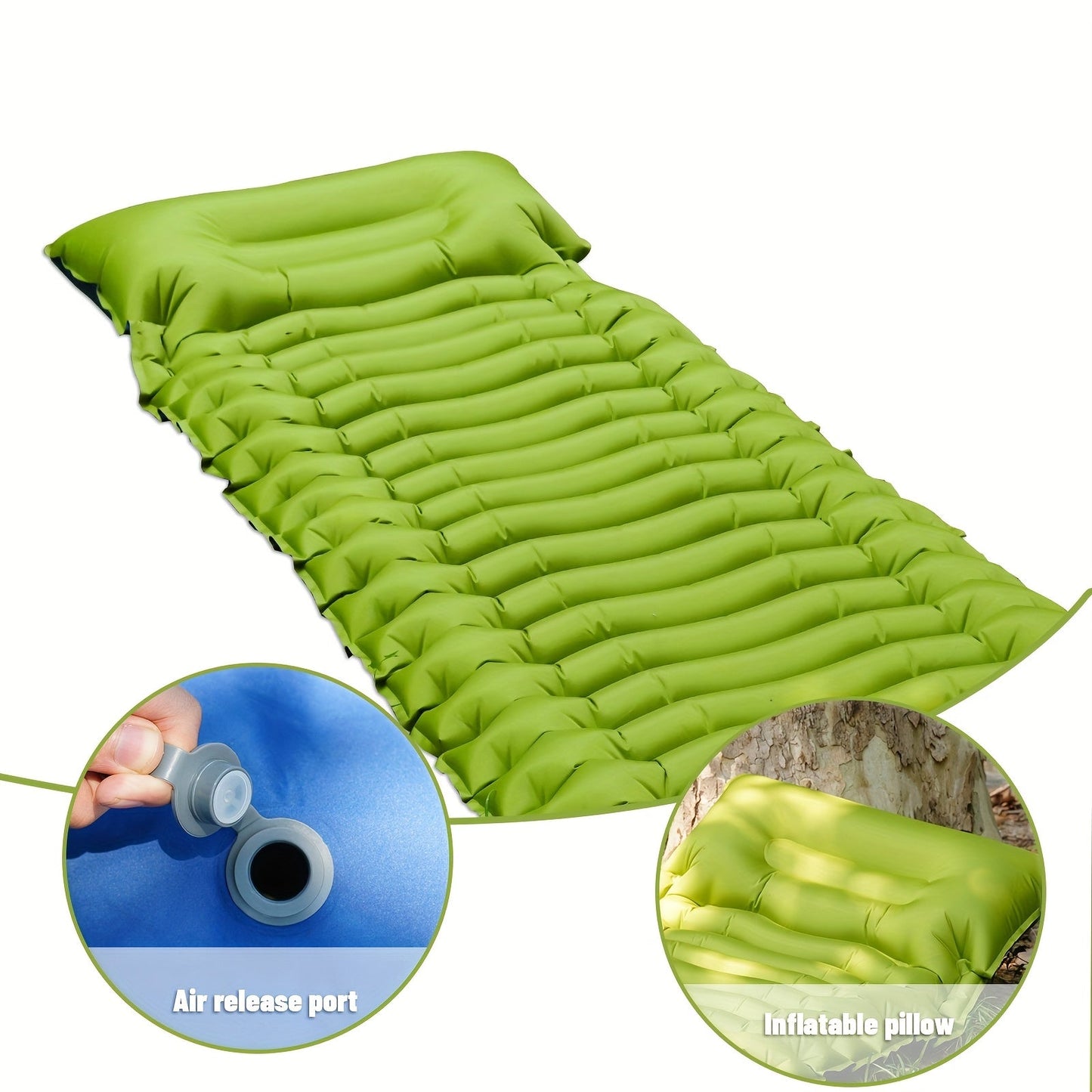Sleeping Pad with Built-in Pump & Pillow