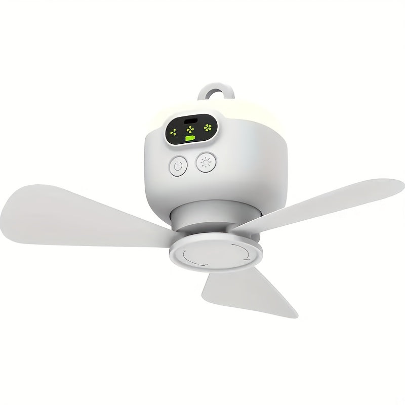 Ceiling Fan USB Rechargeable with LED Light