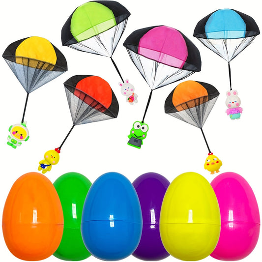 4pcs Easter Parachute Eggs Toys for Kids