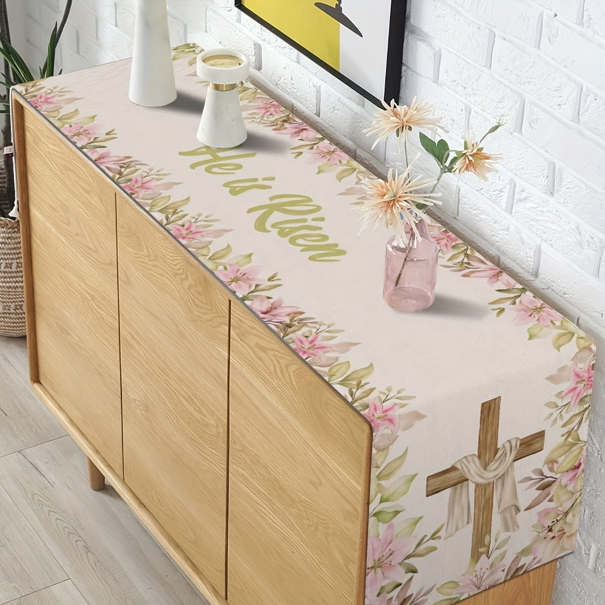 Easter Table Runner Spring Party Decoration