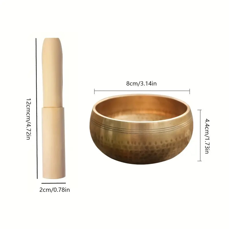 Harmony Haven: Handcrafted Singing Bowl Set for Yoga, Meditation, and Healing