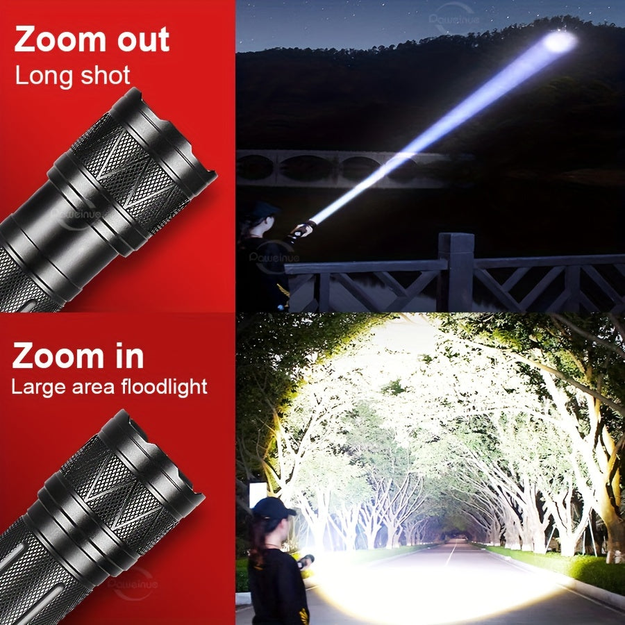 Super Bright LED Flashlight Rechargeable Torch