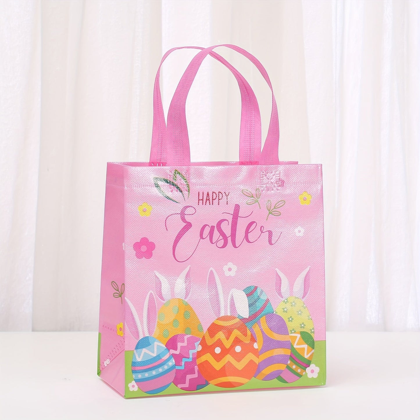Easter Gift Bags Rabbit Egg Print Tote (30pcs)