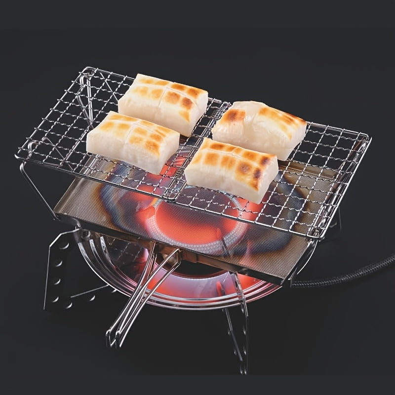 Foldable Portable Stainless Steel Barbecue Grill
