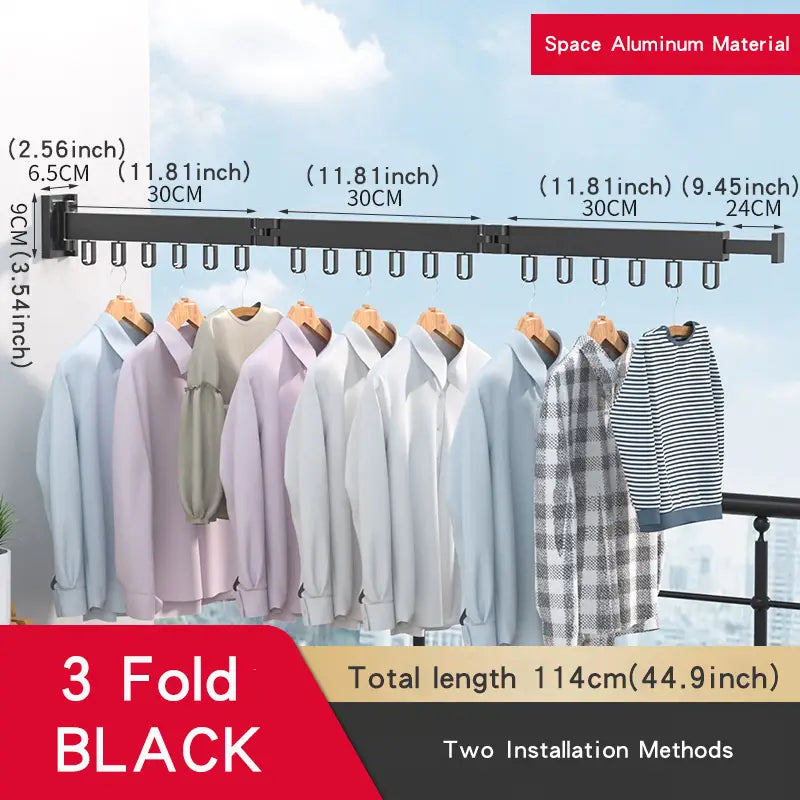 Space-Saving Tri-Fold Garment Organizer