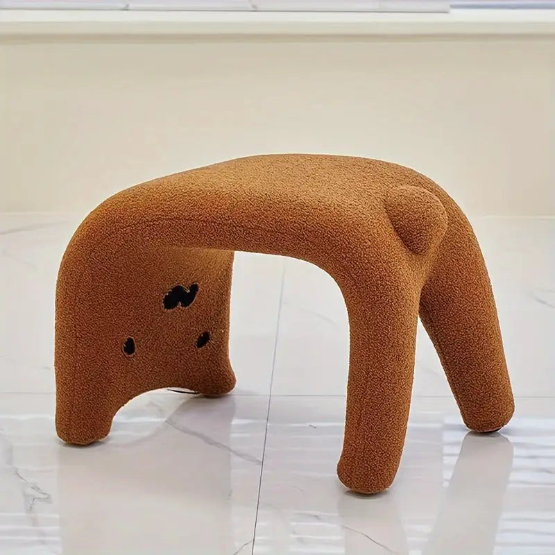 Cozy Wool-Made Cat Ottoman