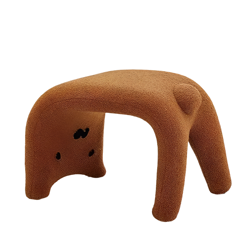 Cozy Wool-Made Cat Ottoman