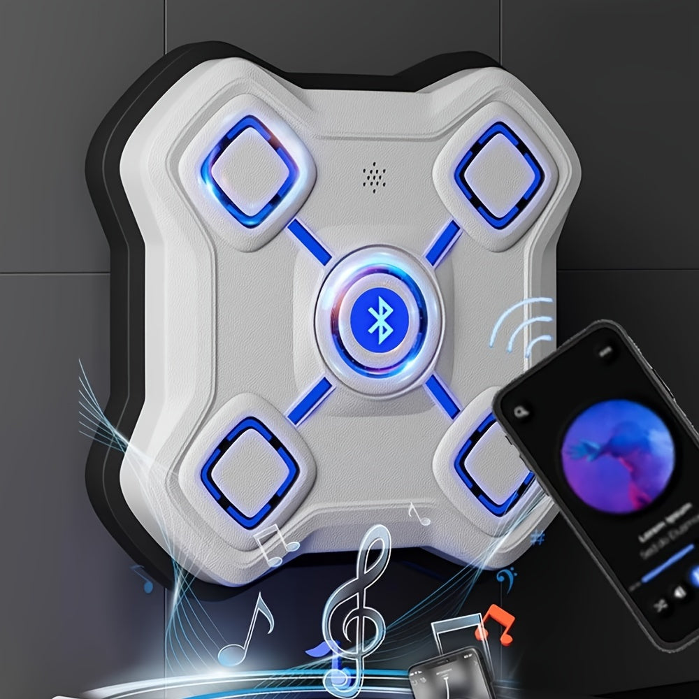 Smart Wall-Mounted Music Boxing Training Machine(White)