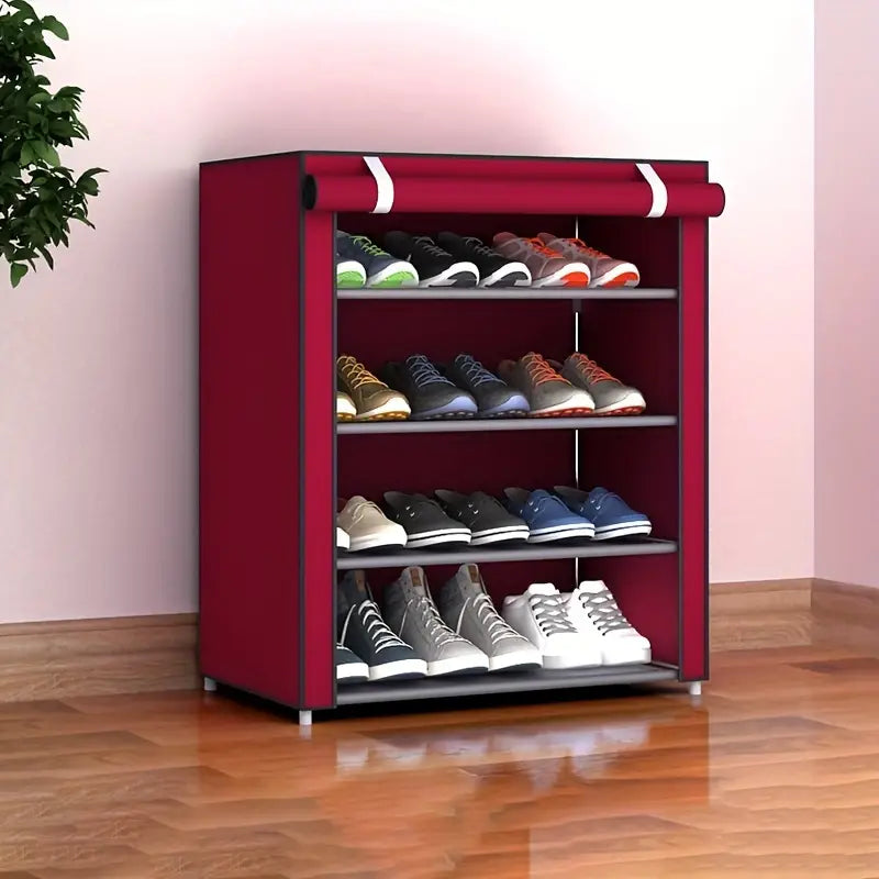 Experience the ultimate shoe storage solution with this dustproof cabinet