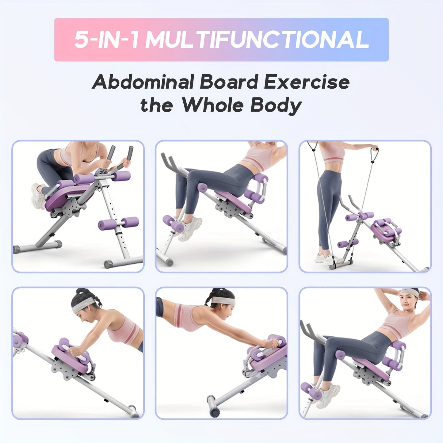 Adjustable Abdominal Workout Machine Full Body Trainer
