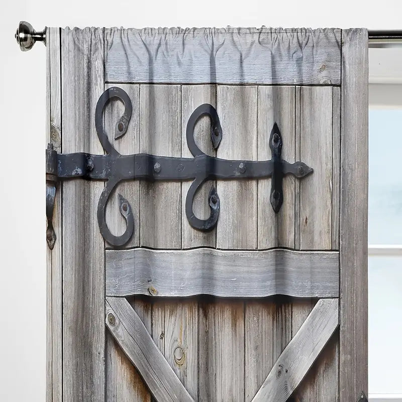 Waterproof Vintage Door Curtains with Timeless Appeal