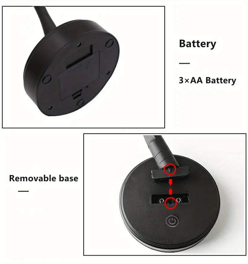 Festive Glow: Christmas Rose Tree Night Light with Dual Power Options