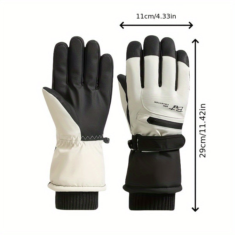 Men's Winter Touchscreen Ski Gloves