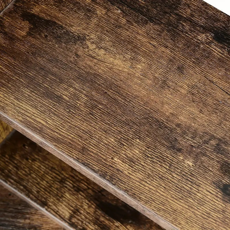 Eco-Friendly Wooden Desktop Organizer and Display Shelf