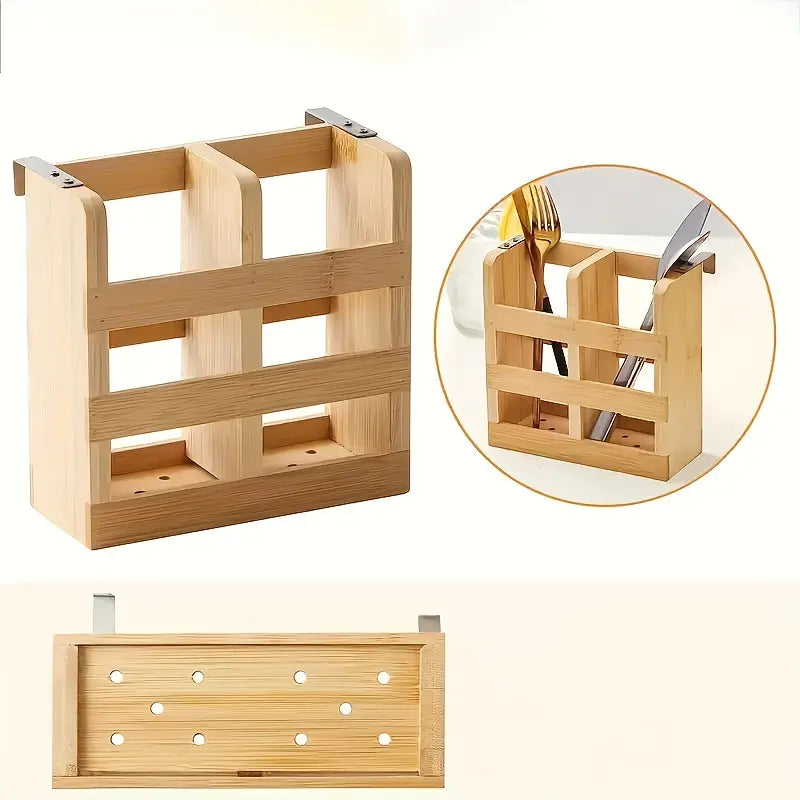 High Quality Natural Bamboo Dish Rack - Foldable and Compact