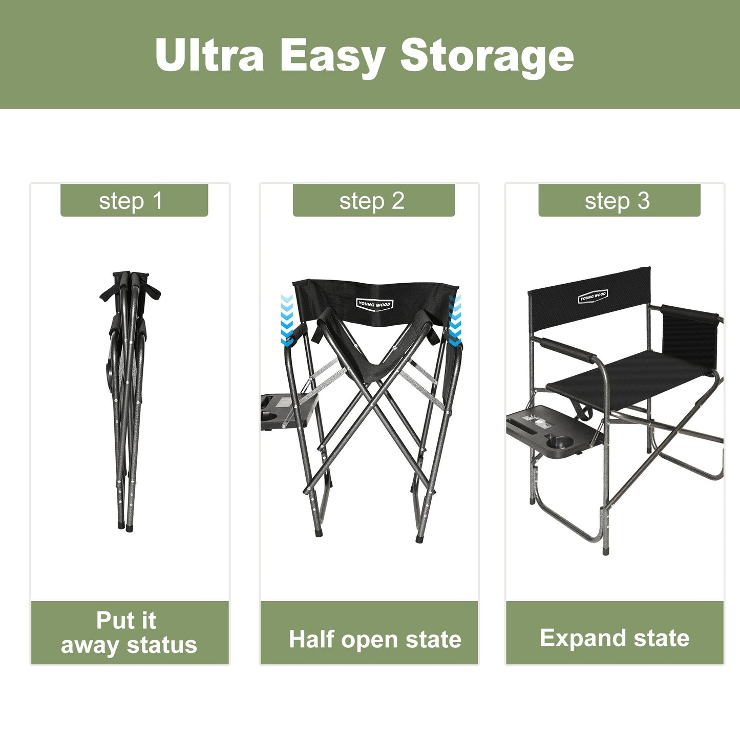 Folding Camping Chair with Cup Holder