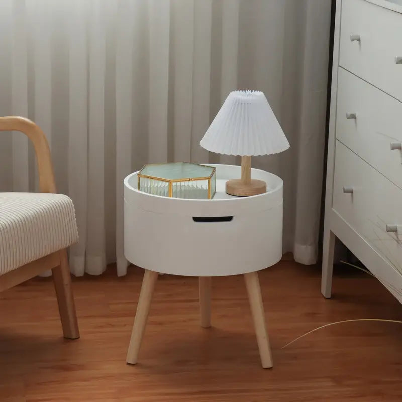 Stylish - Practical Open-Top Storage Side Table